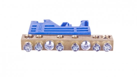 Zacisk przyłączeniowy 2x16mm2, 4x4mm2 niebieski PE Z-3101 84004003
