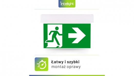 Oprawa ewakuacyjna natynkowa SUPREMA D-std M 3H AT IP54 NT + (E2, E3) / 94604