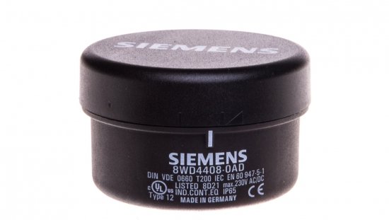 Element łączący z pokrywą 70mm 8WD4408-0AD