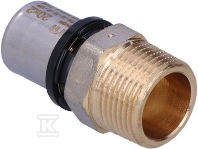 Złączka podłączeniowa PURMO CLEVERFIT z gwintem zewnetrznym 20x3/4&quot; GZ