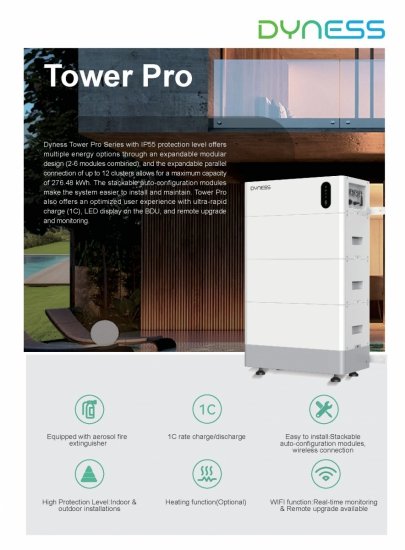Zestaw Solis 10kW + Dyness Tower PRO TP7 (7.68 kWh)