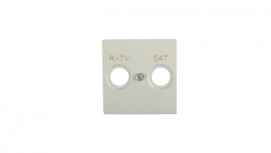Simon 82 Pokrywa gniazda RTV-SAT biała 82097-30
