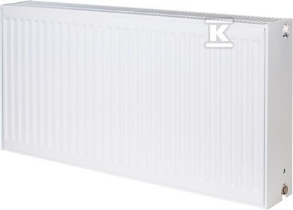 Grzejnik PURMO C33 600x600, moc grzewcza: 1414W (75/65/20°C), grzejnik stalowy płytowy z podłączeniem bocznym, PURMO Compact, biały RAL9016