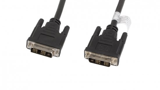 Kabel DVI-D(18 1) Full HD 1,8m czarny CA-DVIS-10CC-0018-BK