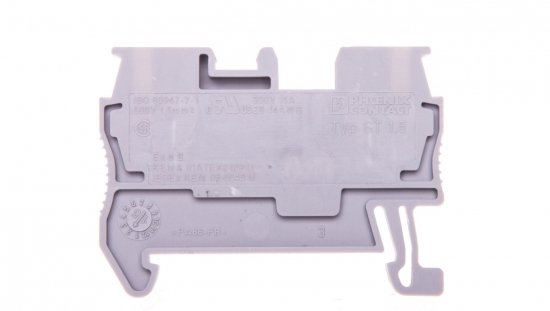 Złączka szynowa 2-przewodowa 0,08-1,5mm2 szara ST 1,5 3031076