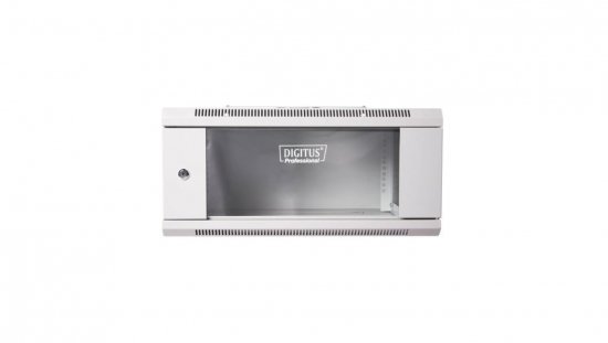 Szafa krosowa wisząca niedzielona 19 cali DIGITUS 4U 600x279x450 szara DN-W19 04U/450
