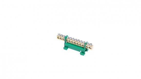 Listwa zaciskowa na szynę PE12 ochronna 12-torowa 16mm² 400V AC 63A zielona 81701005