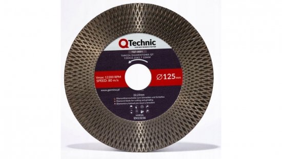 Tarcza diamentowa 125x22,23x1,7 25mm TQT-0001