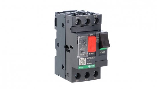 TeSys Deca Wyłącznik silnikowy 3P 11kW 20-25A GV2ME22