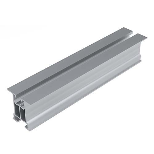 Profil aluminiowy bez ścianek bocznych z kanałem na śrubę teową i wpust, dł. 4400mm