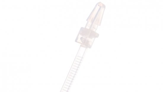 Opaska kablowa wciskana z kołkiem 150x3,5mm fi 5,5mm biała BMWPB52155ME /100szt./