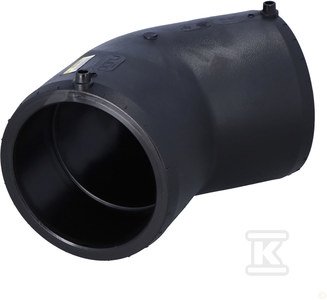 Kolano 45 stopni elektrooporowe 160 SDR7.4 SDR11 SDR13.6 SDR17, woda-gaz 25170016011