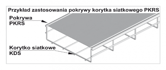 Pokrywa korytka siatkowego PKRS60/3