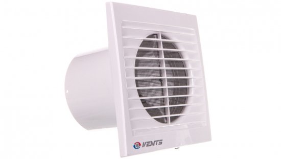 Wentylator łazienkowy fi 100 230V 14W 95m3/h 35dB z wyłącznikiem czasowym (STYL WC) 100ST