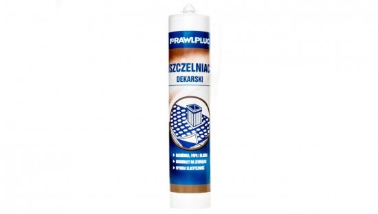 Uszczelniacz kauczukowy dekarski bezbarwny 300ml R-SL-DEK-01
