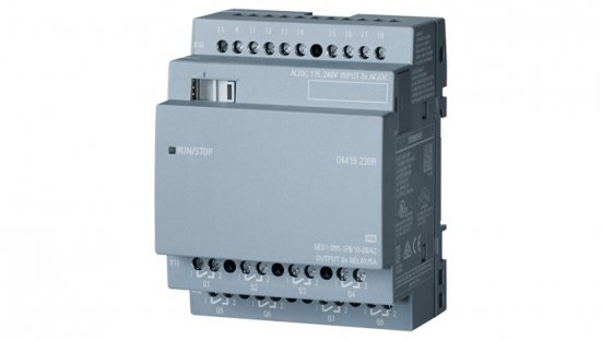 Moduł wejść/wyjść 8WE 8WY cyfrowych 230V DC/przekaźnikowe LOGO! DM16 230R 6ED1055-1FB10-0BA2
