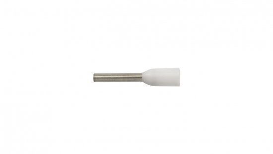 Końcówka tulejkowa izolowana TI 0,5mm2/8mm biała cynowana TI0,5L8 /100szt./