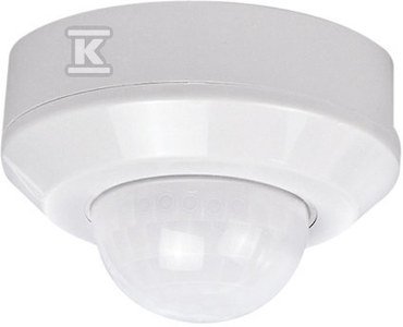 Czujnik ruchu Swiss Garde 360 Premium, zasięg 30m, 230V, sterowany zdalnie pilotem, przekaźnik 2300W 10A, IP55, kąt detekcji 360, biały