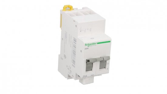 Przełącznik modułowy zasilania I-0-II (sieć-agregat) 20A 2P iSSW A9E18074