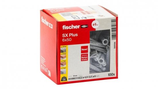 Kołek rozporowy SX Plus 6x50 568106 /100szt./