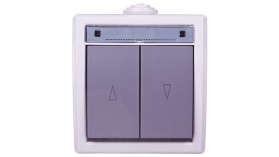 AQUANT Łącznik żaluzjowy szary ŁNT-8 1208-10