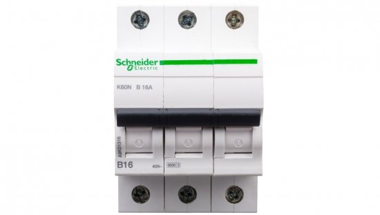 Wyłącznik nadprądowy 3P B 16A 6kA AC K60N A9K01316