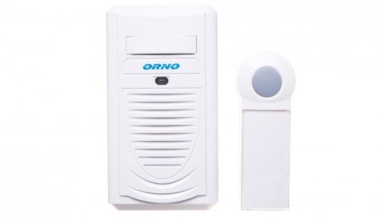 Dzwonek bezprzewodowy DISCO AC 230V z learning system biały OR-DB-KH-123