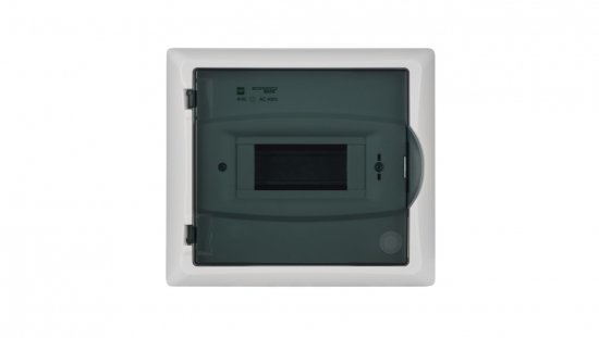 Rozdzielnica modułowa 1x6 p/t ECONOMIC BOX RP 1/6 drzwi transparentne (N+PE) IP40 2511-01