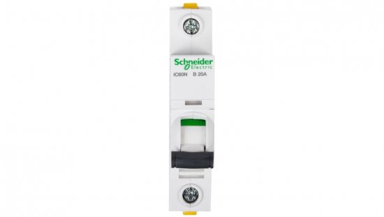 Wyłącznik nadprądowy 1P B 20A 6kA AC iC60N-B20 Acti9 A9F03120