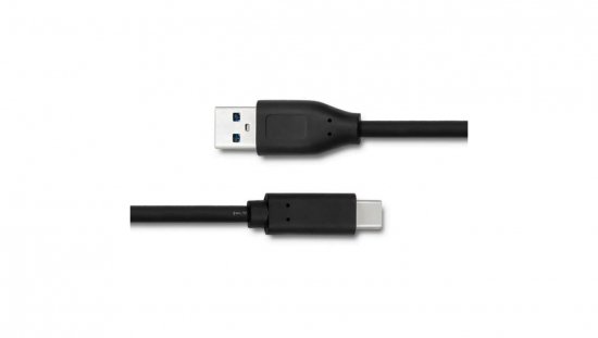 Qoltec Kabel USB typ C 3.1 męski USB 3.0 typ A męski 0.25m