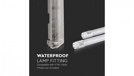 Oprawa hermetyczna z odbłyśnikiem pod 2 świetlówki LED 150cm G13 IP65 7885