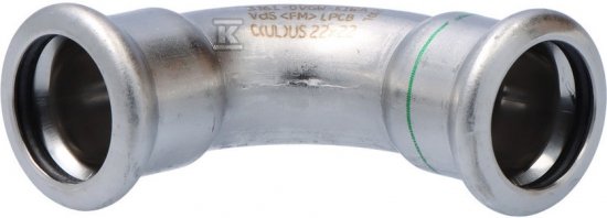 KOLANO 22MM-90ST INOX PRESS