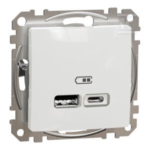 GN.USB 2,4A BIAŁY SEDNA DES