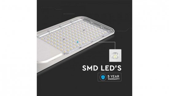 Oprawa Uliczna LED 50W 5740lm 4000K Diody SAMSUNG IP65 Szara 5 Lat Gwarancji Regulowany uchwyt 2120424