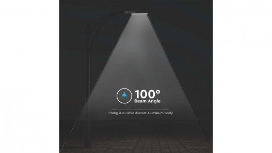 Oprawa Uliczna LED 50W 5000lm 4000K regulowany uchwyt sensor zmierzchu Diody SAMSUNG IP65 Szara 5 Lat Gwarancji 20432