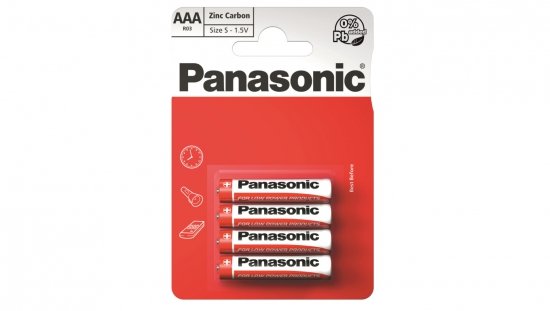 Bateria cynkowo-węglowa R03 / AAA 1,5V /blister 4szt./