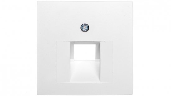 Berker S.1/B.1/B.3/B.7 Glas Płytka czołowa do gniazda teleinformatycznego pojedynczego RJ11/RJ12/RJ45 śnieżnobiała 14071909