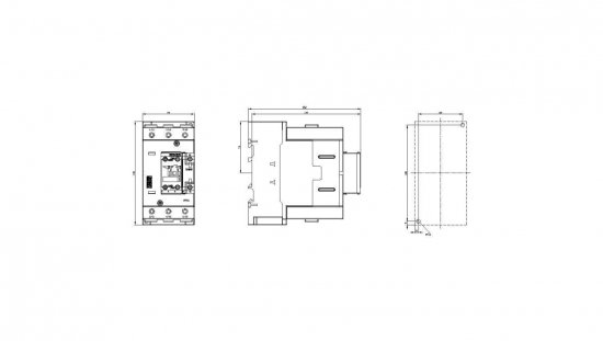 Stycznik mocy 95A 3P 230V AC 0Z 0R S3 3RT2046-1AP00