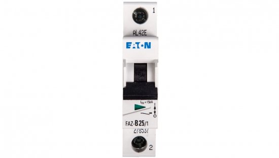 Wyłącznik nadprądowy 1P B 25A 15kA AC FAZ B25/1 278537