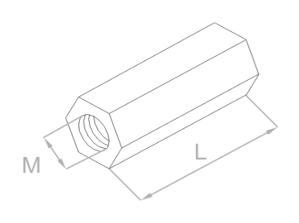 Nakrętka łącznikow NL M6 650103 /100szt./