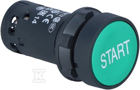 XB7NA3133 Przycisk NO START zielony z samoczynnym powrotem