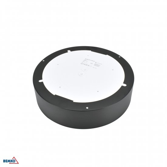 PLAFONIERA LED CELIA 10-20W 3000-4000K 2300LM IP54 RAMKA WYSOKA CZARNA CZ. MIKR. F. PÓŁCIENIA