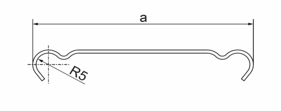 Pokrywa korytka PKR100/3
