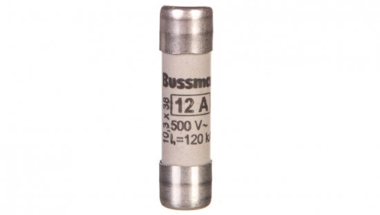 Wkładka bezpiecznikowa cylindryczna 10x38mm 12A gG 500V C10G12