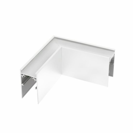 SYSTEM SHIFT -  łącznik ,L, poziomy biały 60x60mm