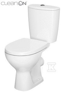 Kompakt 613 Arteco New CleanOn 3/5 l,odpływ poziomy, deska duruplastowa, wolnopadającą z Funkcją łatwego wypinania