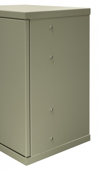 Szafa wisząca niedzielona 10   9U, drzwi blacha, 325×330x445mm (szer./gł./wys.) (w zestawie: półka stała oraz komplet śrub montażowych)
