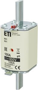 WKŁADKA NH1 GG 100A/800V