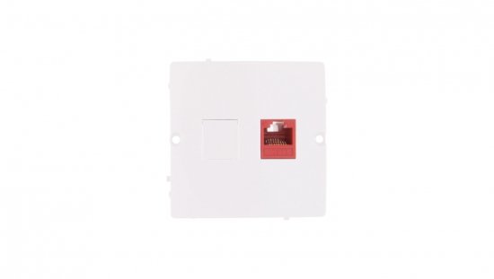 Simon Basic Gniazdo komputerowe pojedyncze RJ45 kat.5e białe BMF51.02/11