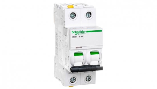 Wyłącznik nadprądowy 2P B 4A 6kA AC iC60N-B4-2 A9F03204